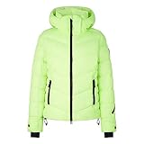 Bogner Fire + Ice Ladies Saelly2 I Grün - Wasserabweisende luxuriöse Damen Jacke, Größe 38 - Farbe Fluo Green