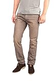 Diesel Braddom-A 0EACM Herren Jeans Hose Slim Carrot (32W / 34L, Braun)