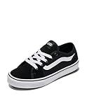 Vans Filmore Decon Damen Sneaker, Suede Canvas Black White, 38 EU