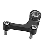 Baceyong Motorrad-Schalthebelstabilisator mit Befestigungsschrauben, kompatibel mit Triumph Daytona 675 675R 2013–2017, Schwarz