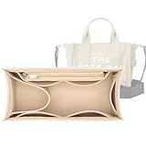 Lckaey 2042beige-L Geldbörseneinsatz für Marc Jacobs, große Tragetasche, Tragetasche, Organizer, 2042beige-L