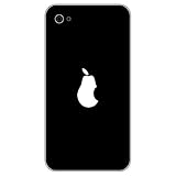 GreenIT 8 Aufkleber 3cm Birne mit Biss Handy Tablet Notebook Laptop Tattoo Deko Folie (weiß)