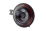 HELLA Horn - STYLE HORN S90 - 12V - 111dB(A) - Frequenzbereich: 415Hz - Hochton - elektrisch - Gehäusefarbe: rot/schwarz - Flachsteckanschluss - Menge: 1 - 3AL 922 000-951