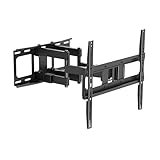 HALTERUNGSPROFI ALX3S TV Wandhalterung Superflach Neigbar Schwenkbar bis 60kg für 50 55 60 65 70 75 Zoll VESA 400x400 optimal für LCD LED Fernseher von Panasonic, Sony, Samsung, LG und Toshiba