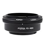Hersmay FD-NEX Objektiv Adapterring für Canon FD FL Objektiv auf E Mount Kamera für Sony E Mount A7 A7II A7III A7IV A7R A7RII A7RIII A9 NEX-3 NEX-7 6 5N A6600 A6500 A6400 A6300 A6000