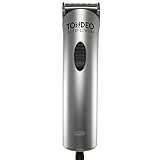 TONDEO Haarschneidemaschine ECO XP LITHIUM silver - Haarclipper Haartrimmer Akku und Netzbetrieb Ladestation Aufsteckkammset