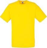 Fruit of the Loom Herren T-Shirt gelb gelb X-Large