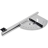 metabo Winkelanschlag FSW - 629026000 - Präzise Winkeleinstellung von -60° bis +60° für Führungsschienen FS - Hochwertiges Zubehör für Kreissägen Handkreissägen - Anschlag zum präzisen Ausrichten