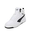 PUMA Unisex Rebound V6 Sneaker, White Black, 43 EU
