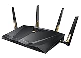 ASUS RT-AX88U Pro router wireless Gigabit Ethernet Dual-band [2.4 GHz/5 GHz] Nero (ASUS RT-AX88U - tr?dl?s router)