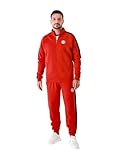 FC Bayern München | Trainingsanzug I Jogginganzug I Essential | Unisex | Rot | M