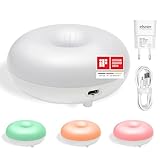 Elsner Elektronik Air Vision CO2 Melder – Edles Luftqualität Messgerät mit USB-Anschluss flexibel einsetzbar – Echtzeit CO2-Ampel mit Warnton – Smart Home Kohlenstoffdioxid Melder Made in Germany