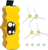 5000mAh/5.0Ah Ersatzakku für iRobot Roomba, Powtree 14,4V Akku für iRobot Roomba 500 600 800 900 510 530 532 535 540 550 560 562 570 580 620 630 650