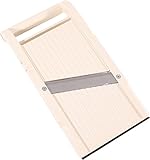 Benriner Mandoline Jumbo-Hobel, japanische Edelstahlklinge, beige