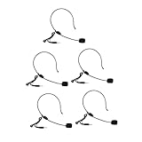 UPKOCH 5 Stück Teiliges Headset mikrofon mit Flexiblem Schwanenhals Kabelgebundenes Kopfbügelmikrofon für Sprachverstärkung Klarer Sound durch Integrierten Chip Leichtes und Langlebiges