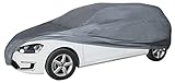 Walser Premium Autoplane All Weather Plus, Auto-Abdeckplane PVC-beschichtet, UV-beständige Autogarage, PKW-Vollgarage wasserdicht, L grau