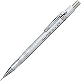 Pentel P205-1Z Druckbleistift, 0,5 mm Mine, Silber, Einzelbleistift