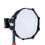Rollei Softbox | Parabol | 30 cm | LUX-Kompatibel - Reiseoptimiert, Nahezu runde Form, Silberne Innenbeschichtung, Weiches Licht mit Kontrolle