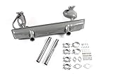 8120000110 Auspuffanlage komplett Auspuff Anbausatz Endrohre Käfer 1200 Karmann Ghia