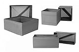 Ikea SKUBB 6er-Set textile Aufbewahrungs-Boxen - 14x14x13cm, 28x14x13 cm und 28x28x13cm