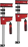 BESSEY 2x Korpuszwinge REVO KRE30-2K-SET, Spannweite 300 mm Ausladung 95 mm, Metallverstärktes Kunststoffgehäuse für mehr Power und Sicherheit, Gewicht 4,30 Kg