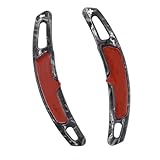 Lenkrad Schaltpaddel Kompatibel Mit Porsche Für 718 Für Spyder Für Cayenne Für Coupe 2020 2021 2022 2 Stück ABS-Auto-Sport-Lenkrad-Schaltpaddel(Forge Carbon)