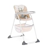 hauck Hochstuhl Sit N Fold für Kinder ab 6 Monate bis 15 kg, Klappbarer Reisehochstuhl mit Tisch, Einhändig Verstellbare Rückenlehne, Ultra Leicht, Großer Korb (Disney Pooh Cuddles)