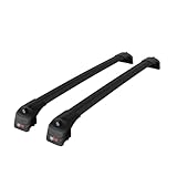 Acpa Kompatibel mit Audi Q7 (4M) 2016-2024 Relingträger ACE-2 Dachträger Gepackträger SCHWARZ