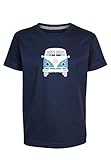 Kinder T-Shirt Teeins mit VW Bulli Print 3041171, Farbe:darkblue, Größe:104-110