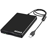 Diskettenlaufwerk,externes Diskettenlaufwerk,Diskettenlaufwerk usb,USB Diskettenlaufwerk,3.5 Zoll Diskettenleser,1.44 MB/2 HD Externes Diskettenlaufwerk,Geeignet für Win7/8/10/XP/Plug and Play