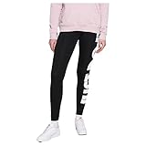 Nike Damen W Nsw Essntl Gx Hr Lggng Jdi Leggings, Black/White, M EU
