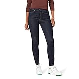 Amazon Essentials Damen Skinny-Jeans Hoher Bund - Auslaufmodell, Schwarze Spülung, 44