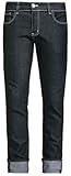 Banned Alternative Rockabilly Slim Männer Jeans schwarz W36L34