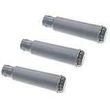vhbw 3X Wasserfilter Filter kompatibel mit Krups Espresseria Automatic EA810b70 Kaffeevollautomat, Espressomaschine Grau