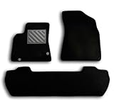 Fußmatten für Citroen Berlingo 2008–2018 Multispace, nach Maß, rutschfest, Absatzschoner aus PVC, mit Befestigungen