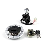 Areyourshop Zündschloss Spritdeckel Schlüssel Sitzschloss Set Fit für Suzuki GSX-R 600 750 93-00 Katana 600 750 98-06 TL 1000 S R 97-03 hochwertig neu