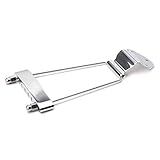 Alnicov 6-saitiger Trapez-Saitenhalter für Jazz-Archtop-Gitarre, Ersatz – Chrom