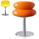 Gsycle Eiertarte Tischlampe, USB -energieeffiziente Pilzlampe Desk Nachtlicht für Schlafzimmer im Wohnzimmer Schlafzimmer Kinderzimmer (Orange)