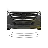 Kühlergrill Leisten für Mercedes Sprinter 907 910 2018-2025 Gebürstet Chrom 5x