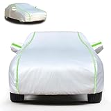 XMYAN Autoplane Gemacht für ????? Roadster, Auto Autogarage Wasserdicht Auto Autoabdeckung Vollgarage Winddicht Schneedicht UV-Schutz Garage Atmungsaktiv Regenfest(Silver)