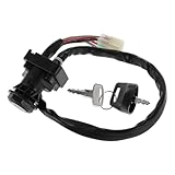 INFINAUTO Zündschloss Zündschalter Schlosssatz Nr.3711038F19/3711038F00/3711038F10/3711038F01 Für Suzuki LT-A400 Eiger 2x4 Auto 2002-2007 1 Satz