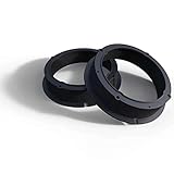 Audioproject A201 - Lautsprecherringe für VW Golf 4 Golf 5 Passat 3BG VW Polo 9N VW up VW Lupo VW Touran Audi A2 SEAT Leon Toledo Skoda Fabia Skoda Roomster Yeti 165mm Lautsprecher Adapter Halterung