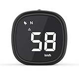 MRCARTOOL M30 Tacho GPS Geschwindigkeitsmesser Digital Neigungsmesser Auto Offroad mit Geschwindigkeits- und Zeitanzeige, DC 5V-24V