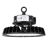 Ledvion - LED Hallenstrahler 150W Treiber, Dimmbare, 175lm/W, 26.500L, 4000K, IP65, 5 Jahre Garantie, UFO Lampe