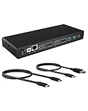 ICY BOX USB-C Docking Station (14-in-1) für 2 Monitore (2x HDMI & 2x DP), 5K 30Hz | 4K 60Hz, 6-fach USB 3.0 HUB, 65W Power Delivery, Gigabit Ethernet, Audio, IB-DK2245AC