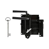 EUROELZETT G594E13000R Kastenschloss, rechts, DM 60, 100 x 116 mm, Stahl schwarz lackiert,