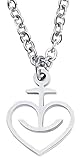 Astra Herzanker Damen Halskette, Edelstahl, Geschenk-Idee aus St. Pauli