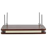 BENECREAT 30x20 cm Buchbinde-Set Aus Kokosnussbraunholz, Tragbare Buchpresse Rechteckige Buchbindung Für DIY-Buchbinderei, Bücherbedarf