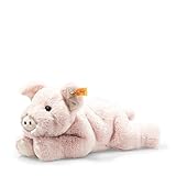 Steiff Kuscheltier Piko Schwein, Süßes Stofftier mit Kunststoffaugen, Kinder, Jungen & Mädchen, Friends, Plüschtier 28 cm, Rosa, 063978