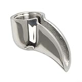 Kaffee-Siebträger-Auslauf, Edelstahl, doppelter Siebträgerauslauf für 58 mm, Espressomaschine, Teil für Café, Zuhause, Café, Doppelauslass 4.7cm/1.88 Zoll, Single Auslauf 3,5cm/1,4 Zoll